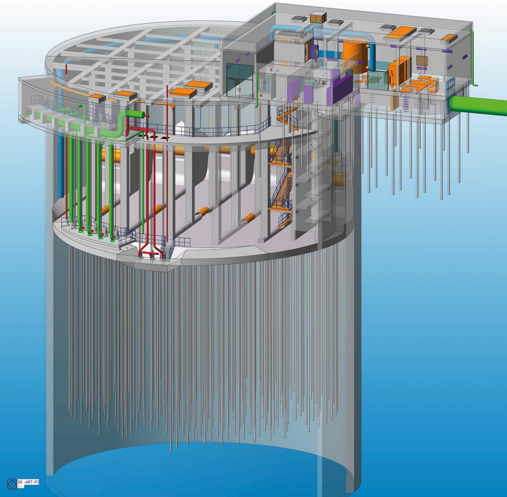 Projet bassin du Moutier - vue en 3D Projet bassin du Moutier - vue en 3D