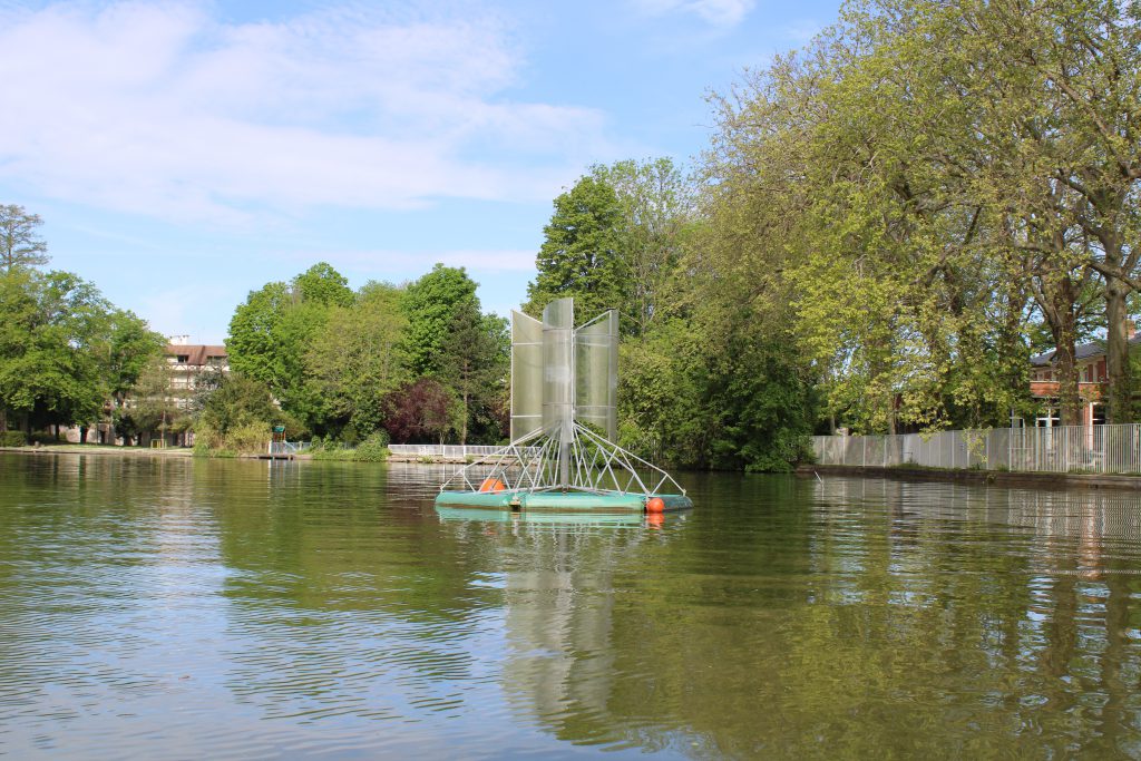 Hydrolienne sur le lac d'Enghien
