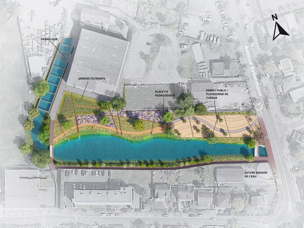 Plan travaux ré-aménagement du bassin des cressonnières