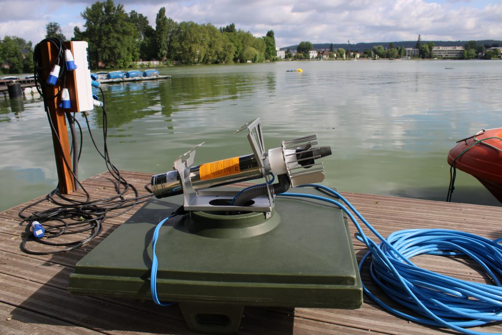 hydro-éjecteurs lac d'Enghien
