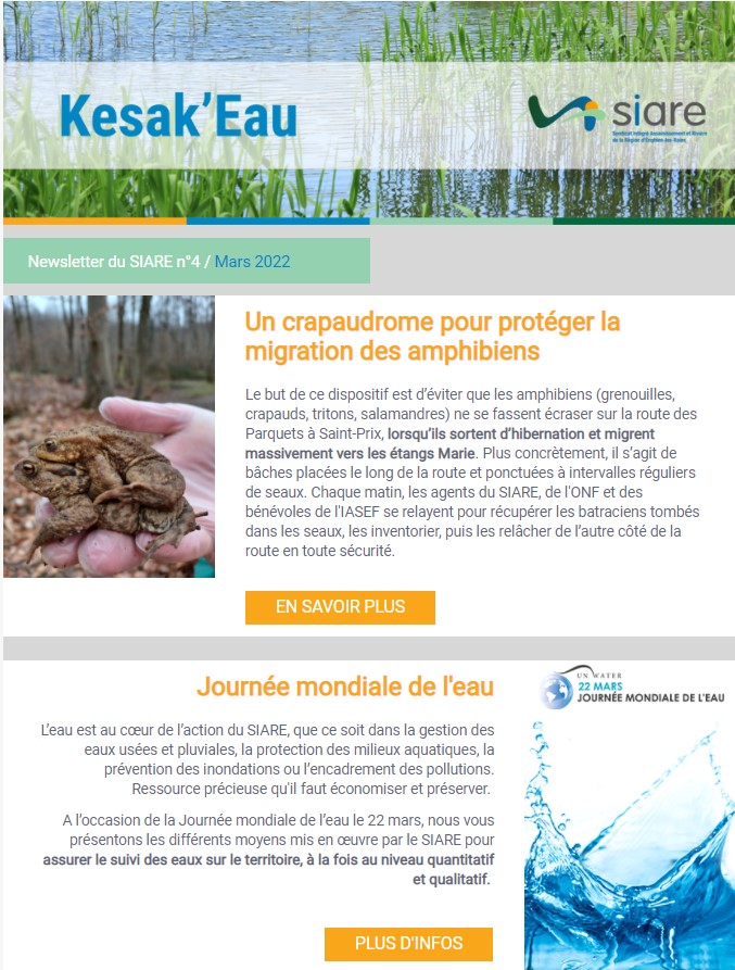 newsletter mars 2022