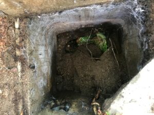 Défaut d’étancheité d’un regard EU (Pollution du milieu naturel)